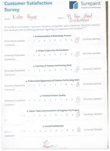 Kirsten Payne Survey