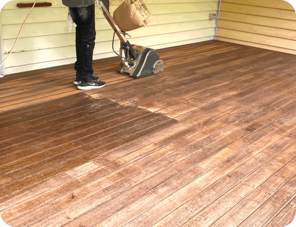 Timber Deck Sanding North Brisbane