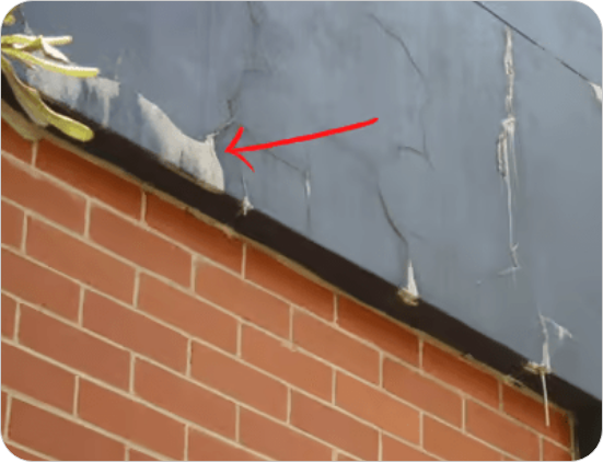 exterior brick rendered defects