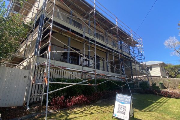 Exterior painting scaffolding services